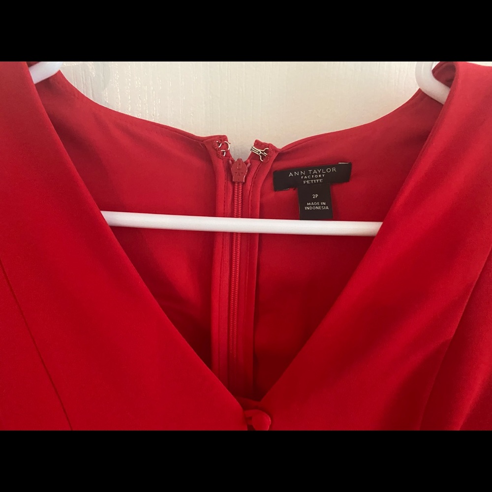 Ann Taylor Factory Red Dress